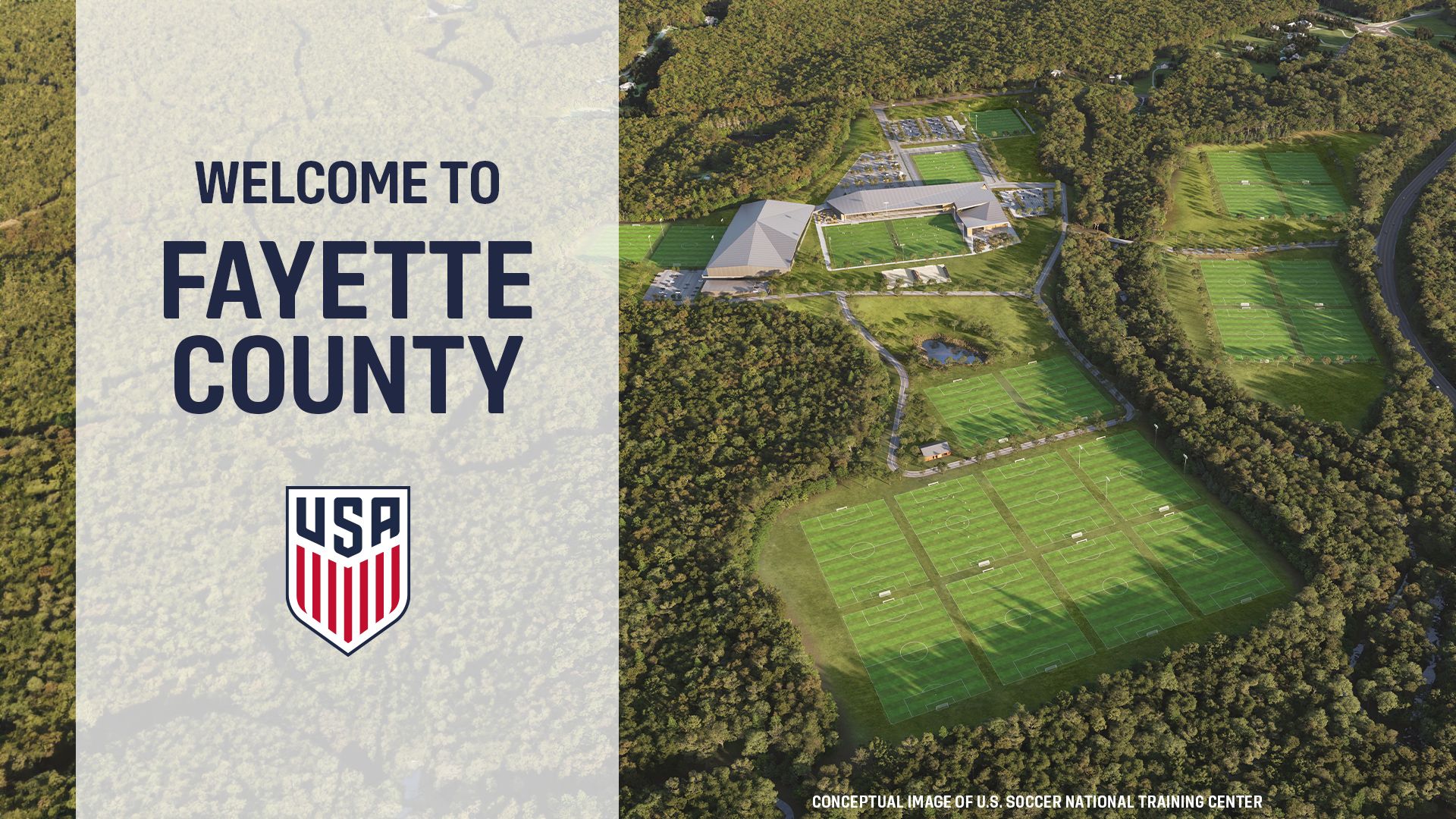 US Soccer training center graphic