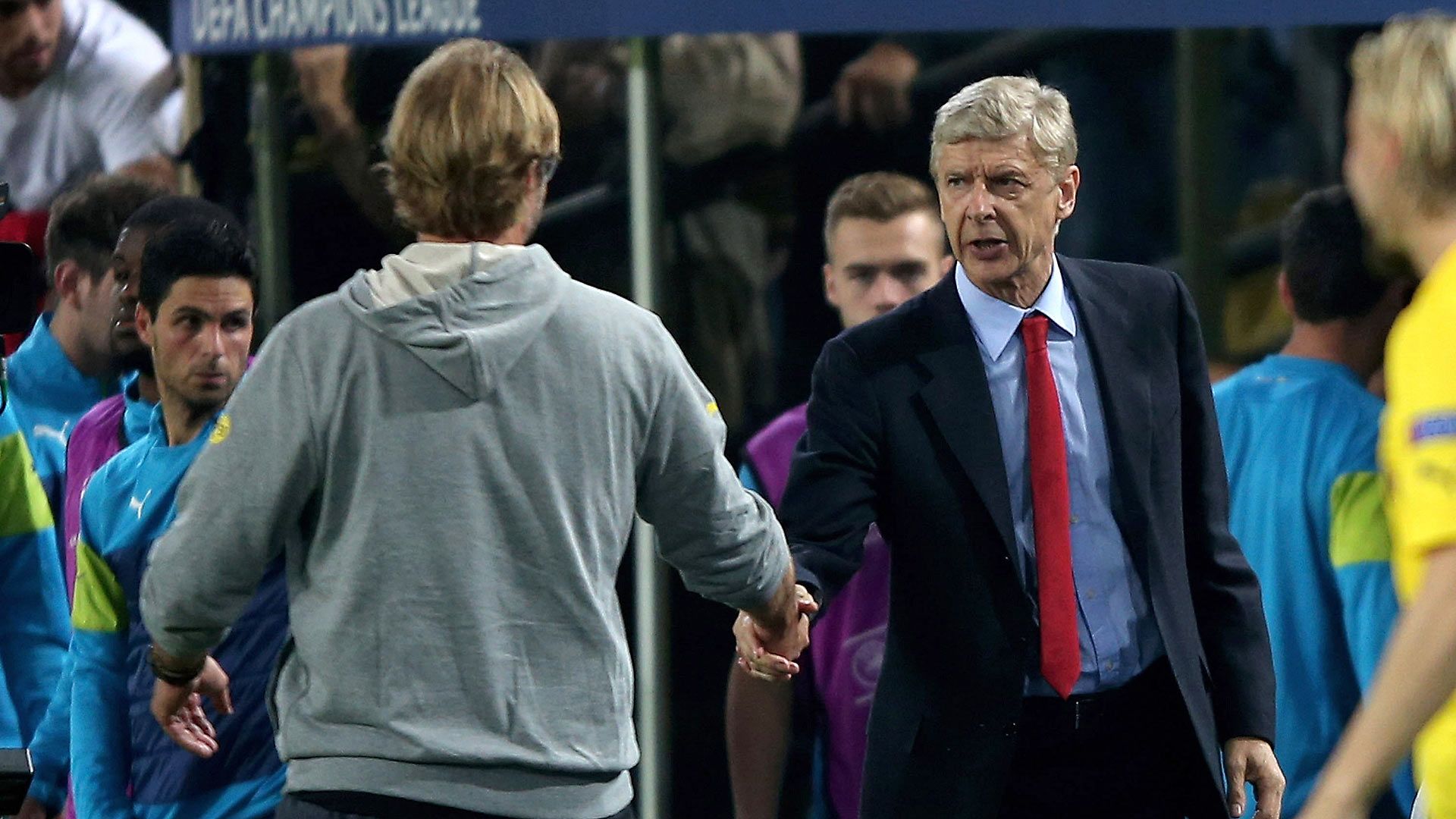 Jürgen Klopp Arsene Wenger 16092014