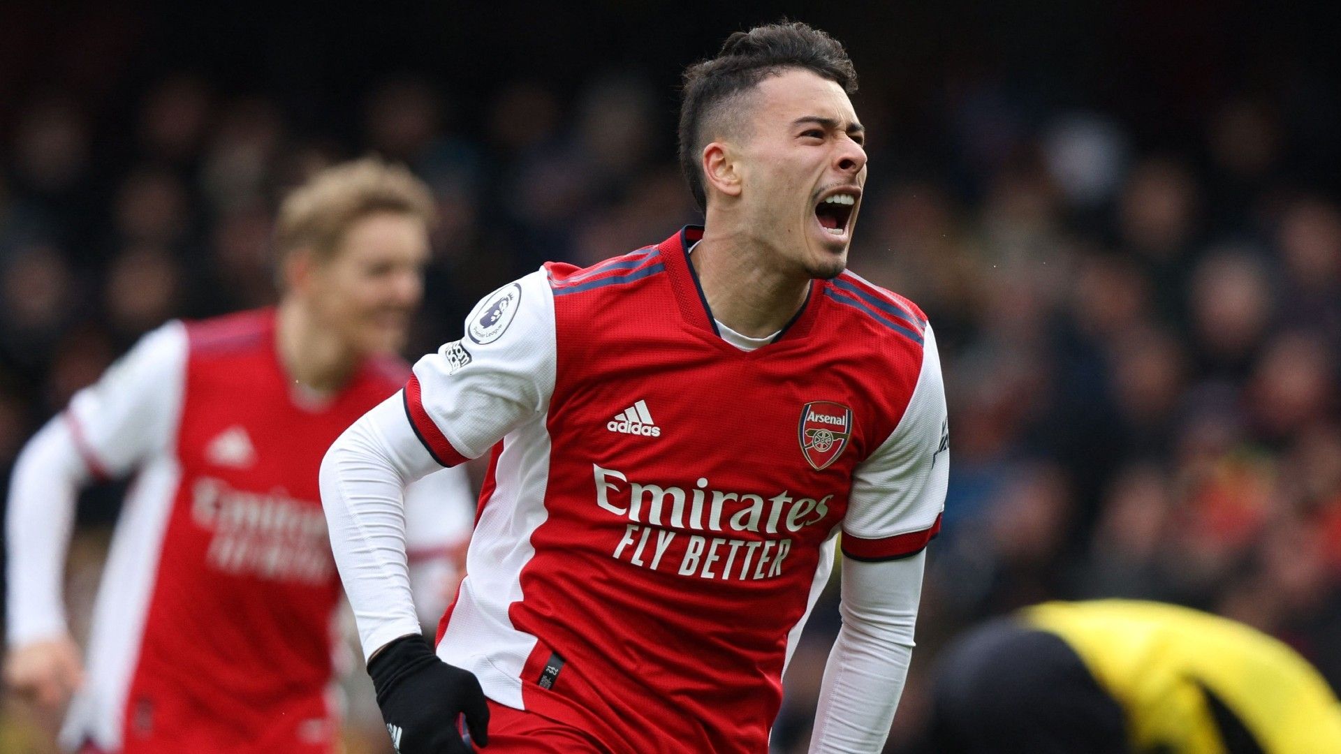 Gabriel Martinelli Arsenal Watford 2021-22