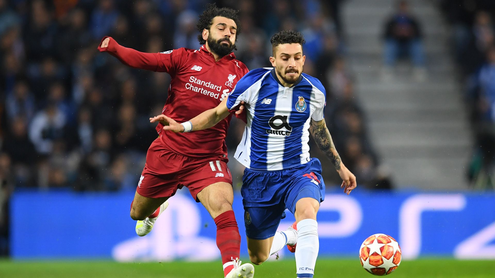Salah Liverpool Alex Telles Porto Champions League 0419