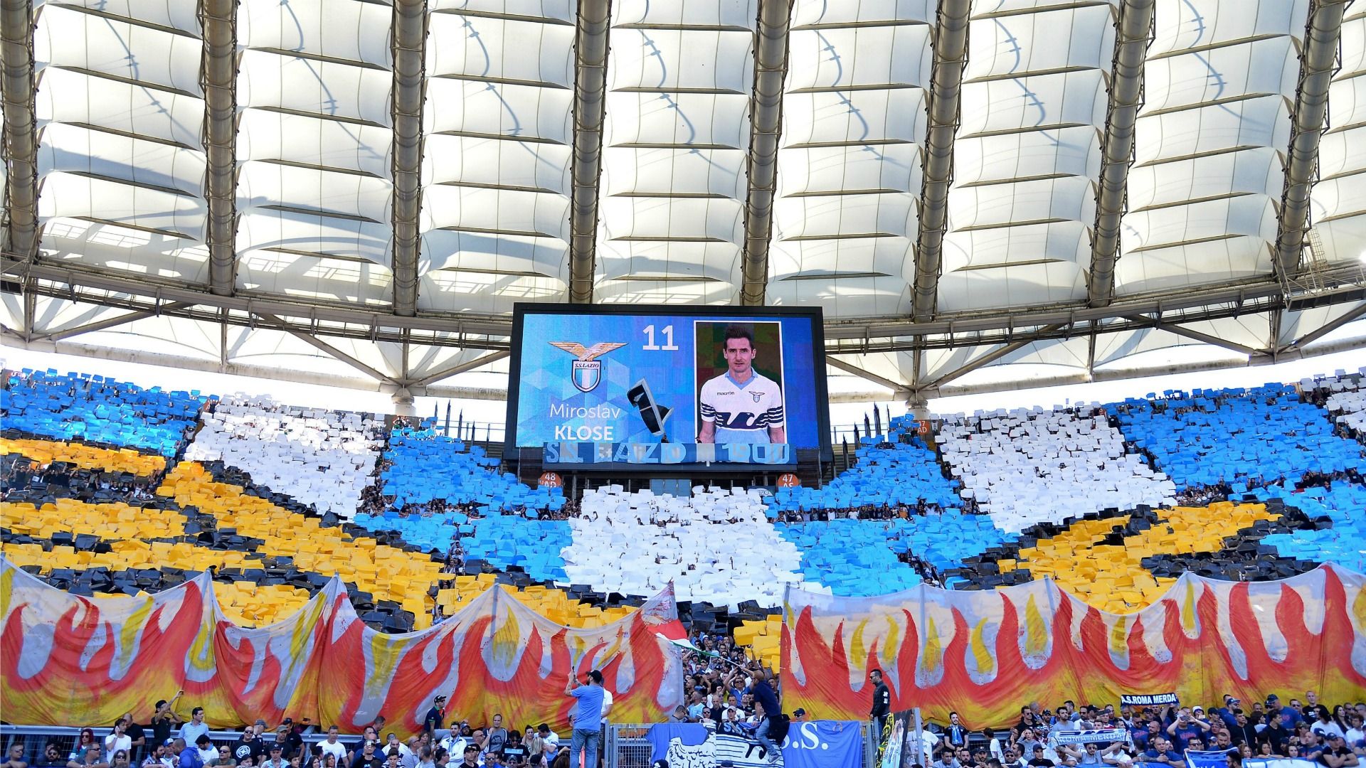 Lazio fans Lazio Roma Serie A