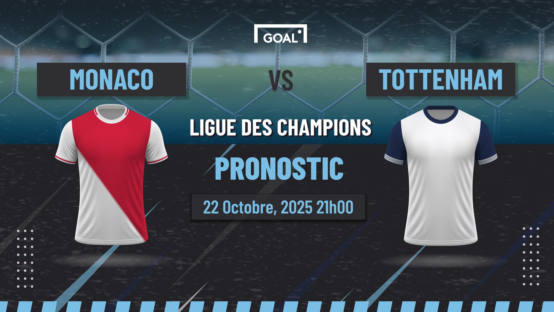 Pronostic Monaco vs Tottenham 22/10/2025 : Un match nul prometteur en Principauté