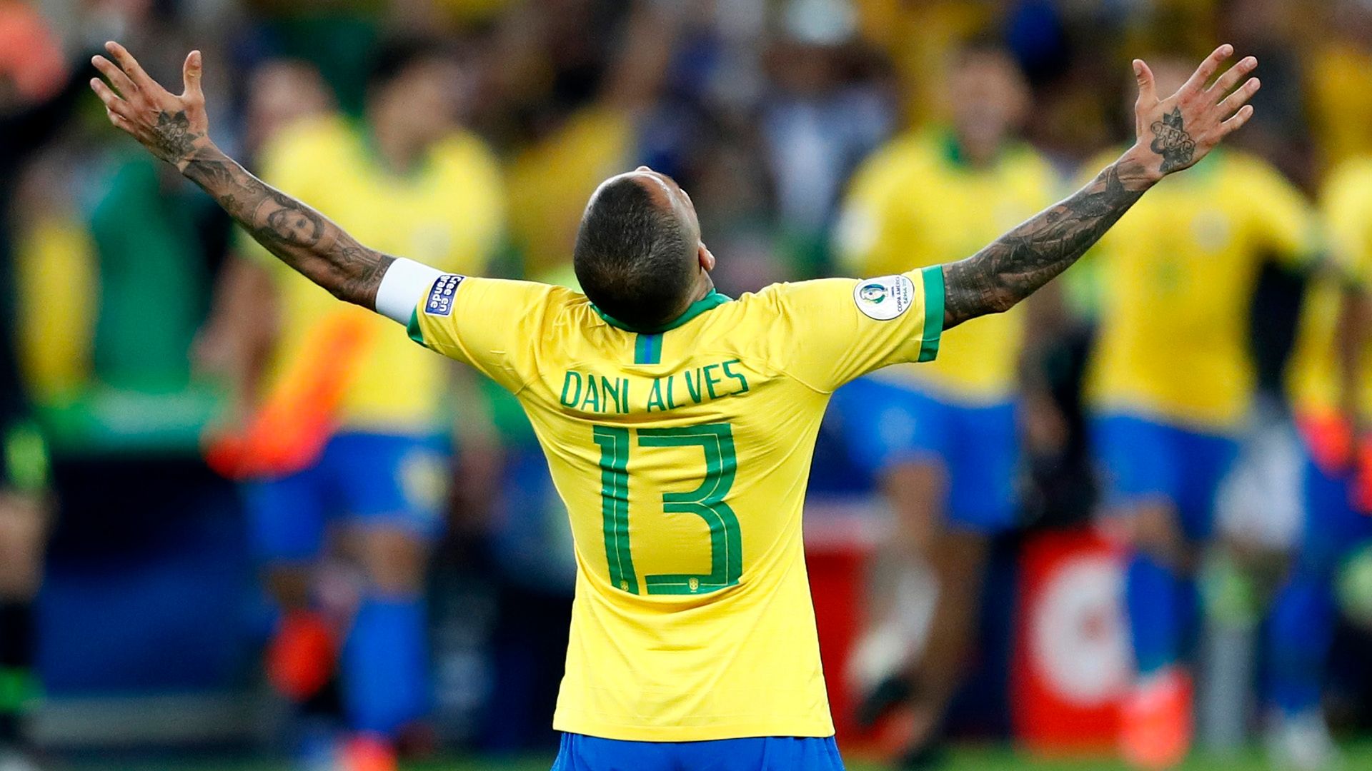 Dani Alves Brasil Peru Copa America final 07072019
