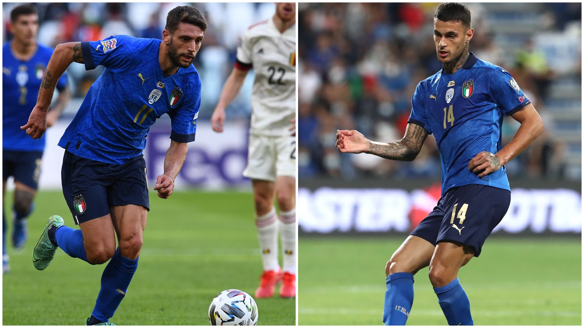 Berardi Scamacca Italy