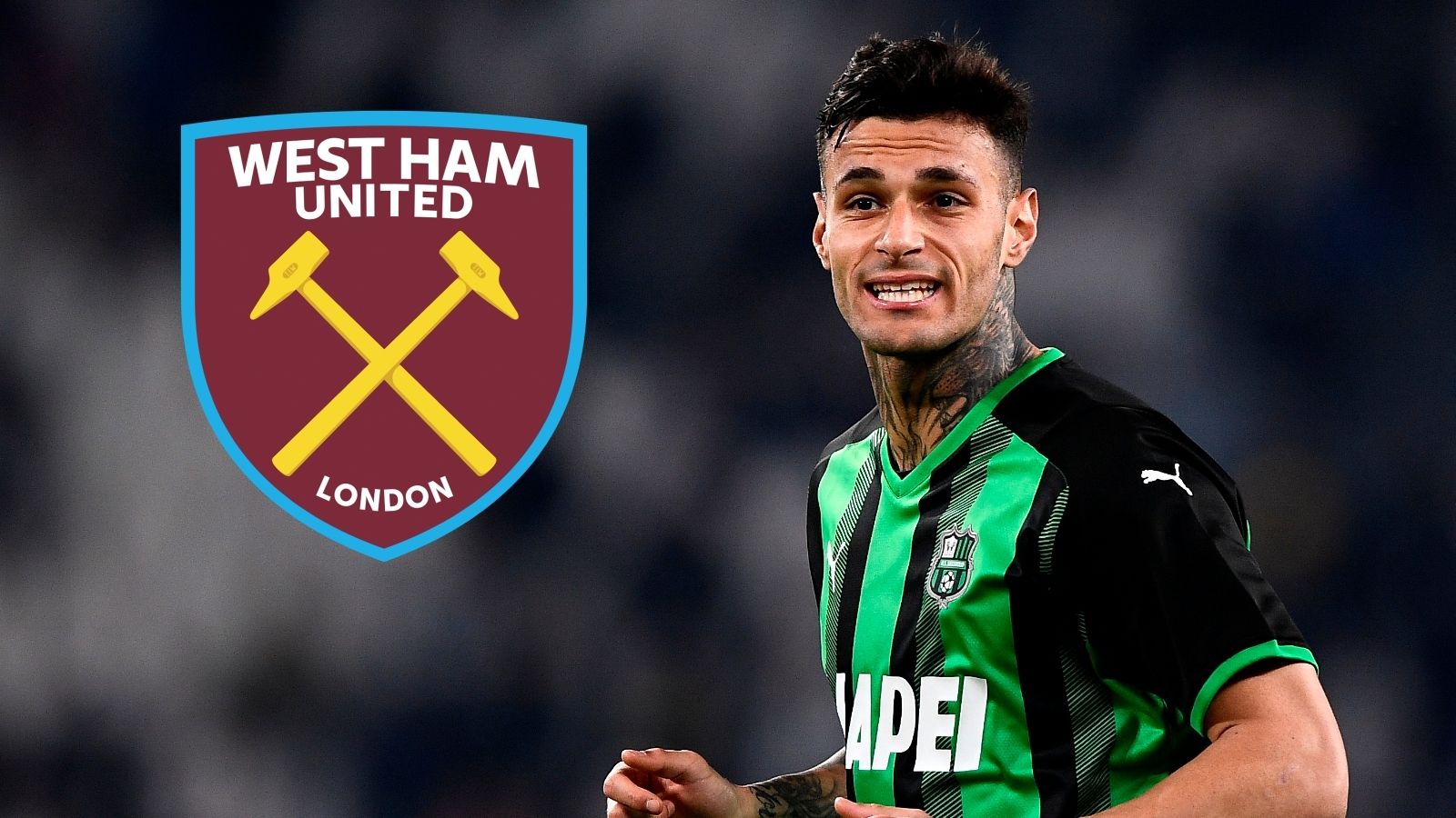 Gianluca Scamacca West Ham GFX