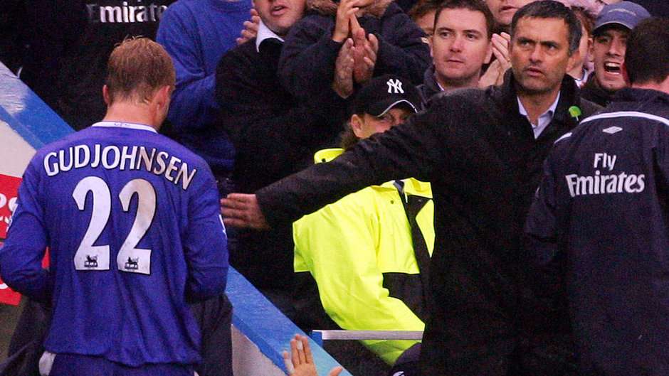 Eidur Gudjohnsen Jose Mourinho