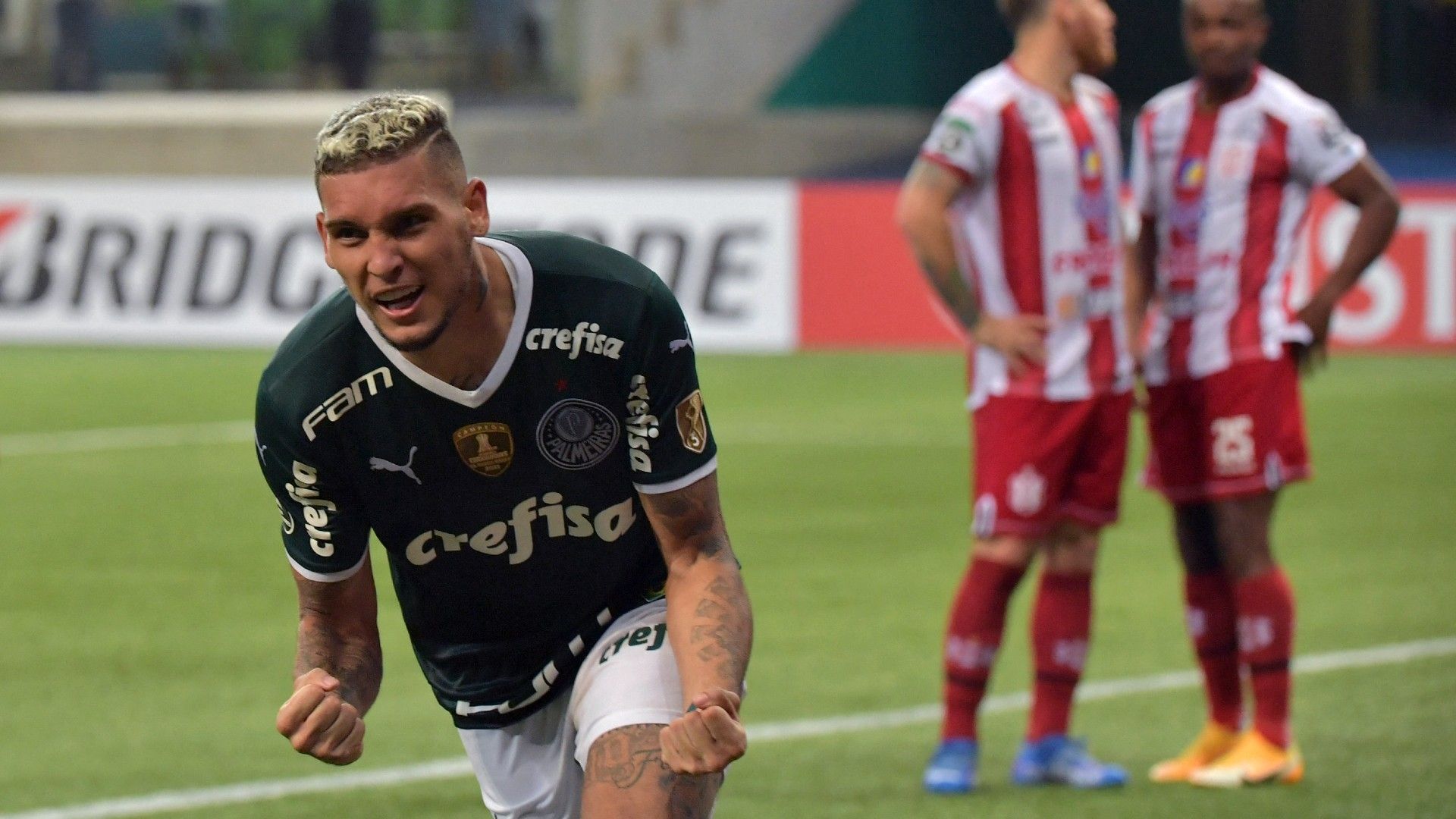 Rafael Navarro Palmeiras Independiente Petrolero Libertadores 12 04 2022