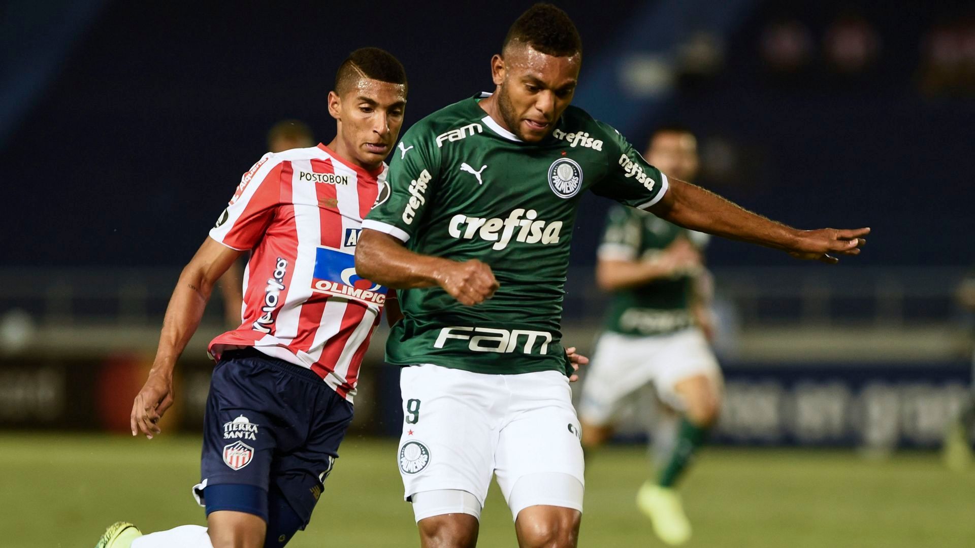 Miguel Borja Gabriel Fuentes Junior Palmeiras Copa Libertadores 06032019