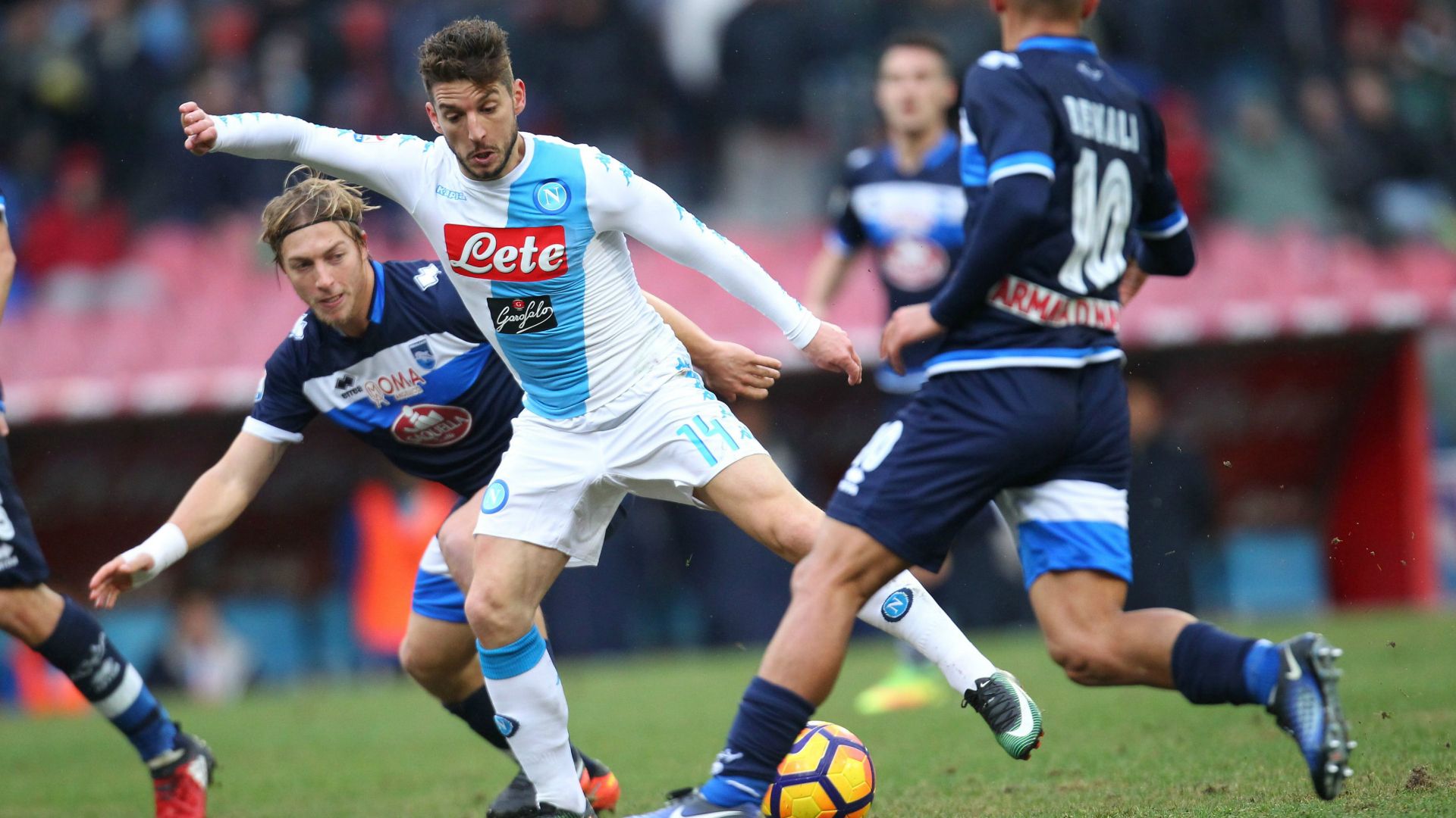 Dries Mertens Napoli Pescara Serie A 15012017
