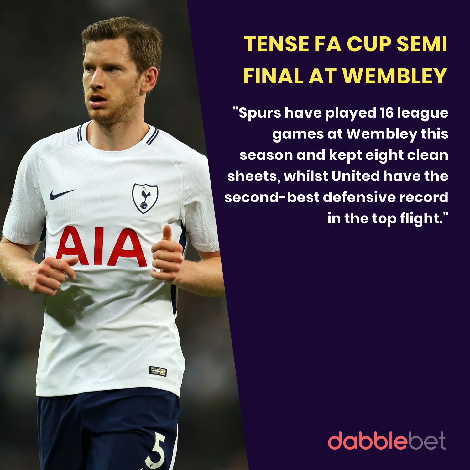 Man United Spurs FA Cup graphic