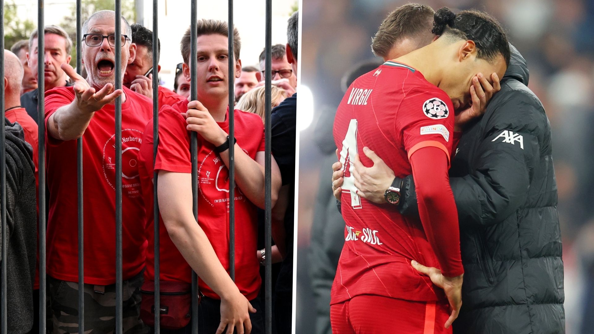 Liverpool fans Van Dijk GFX