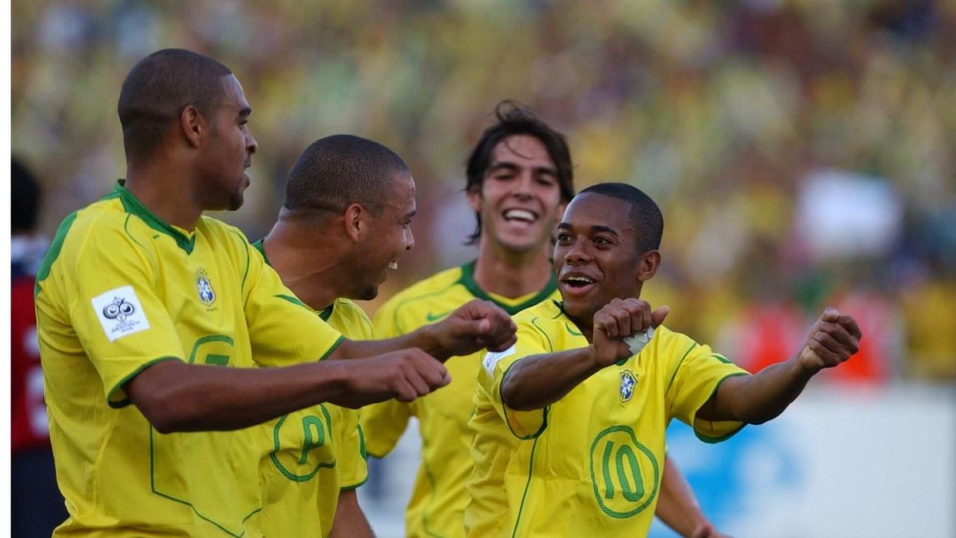 Ronaldo, Adriano, Kaká e Robinho Brasil 2006