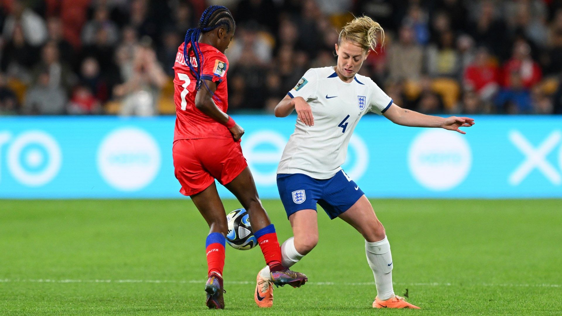 Batcheba Louis Keira Walsh Haiti England Women 2023