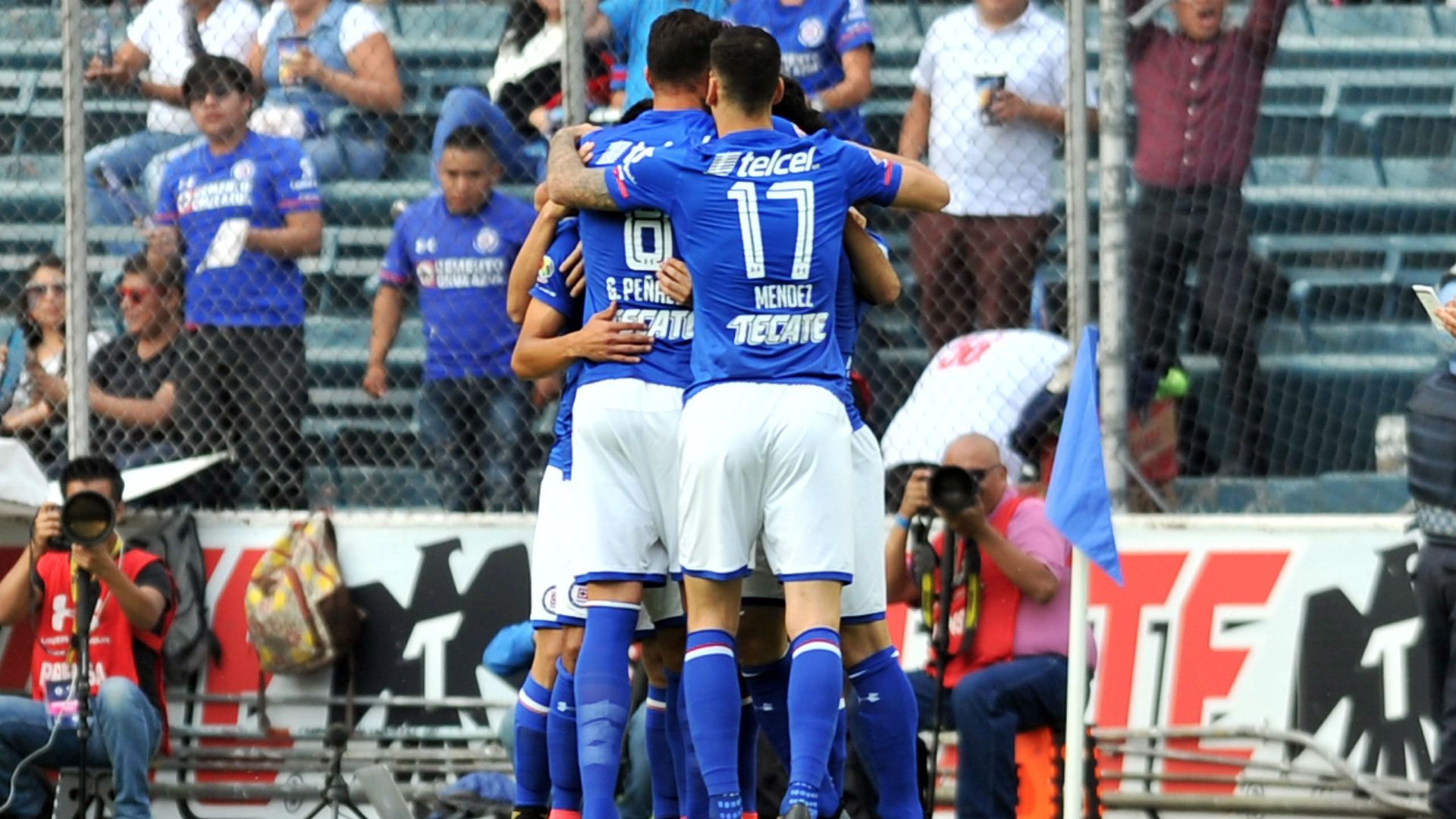 cruz azul festejo gol tigres j15 ape17