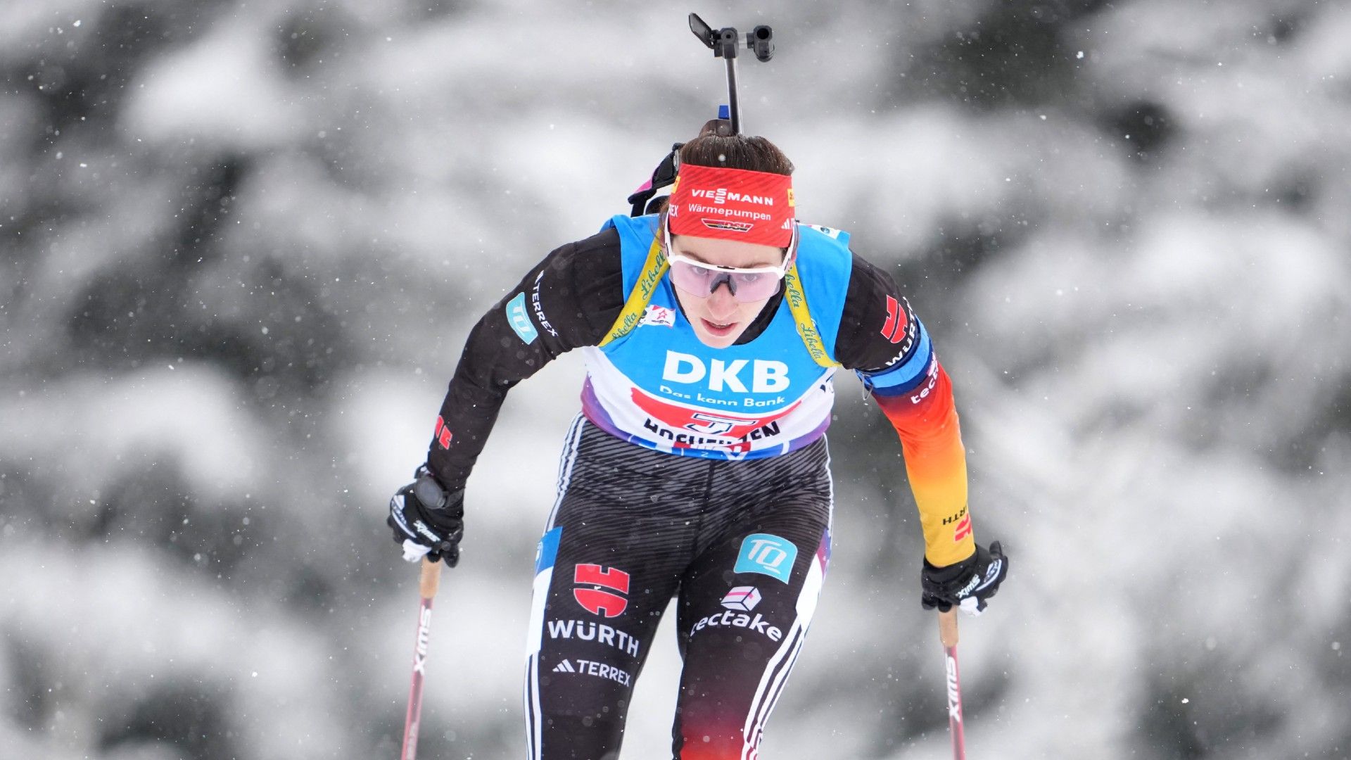 Germany's Vanessa Voigt competes 