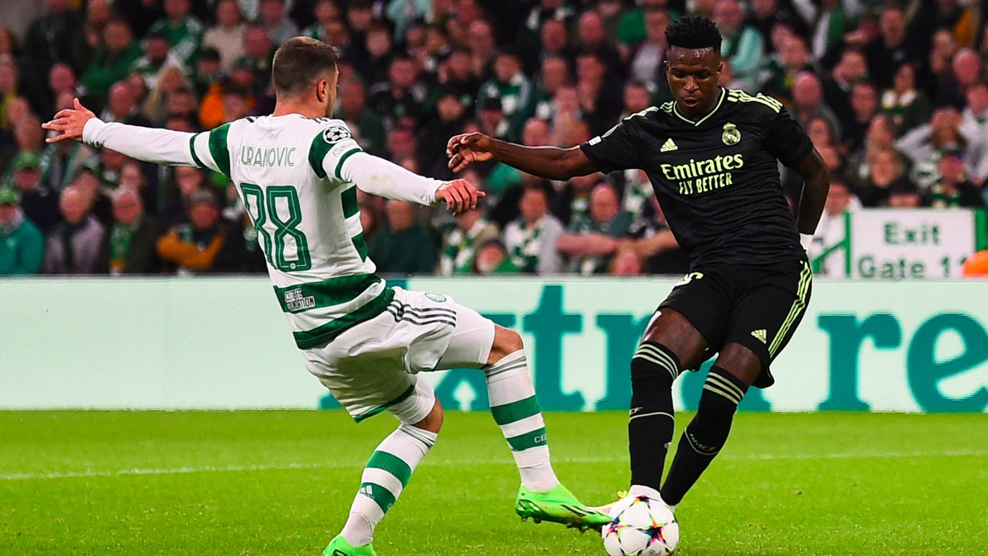 Vinicius Celtic Glasgow vs. Real Madrid