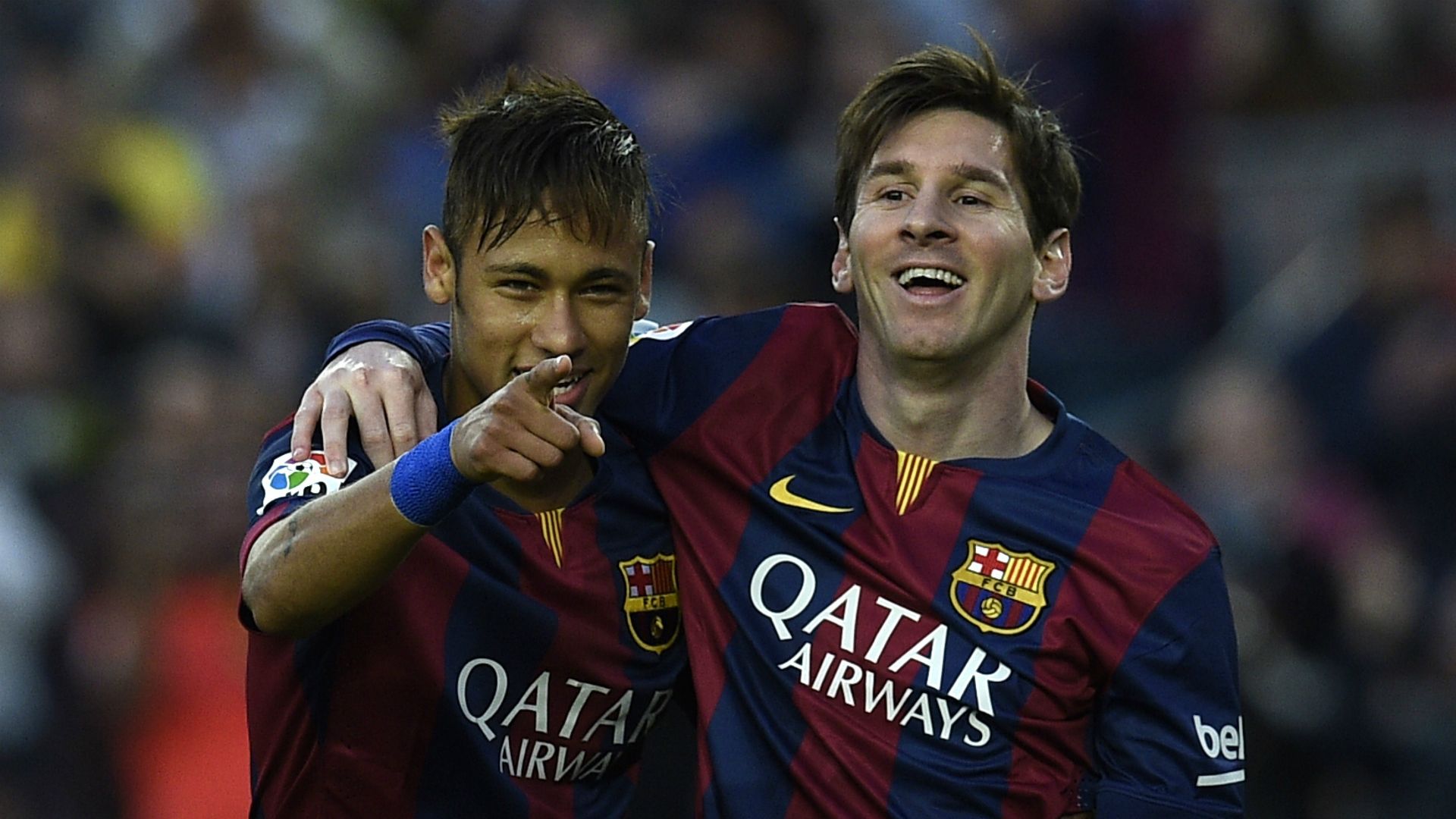 Lionel Messi Neymar Barcelona Getafe Liga BBVA 04282015