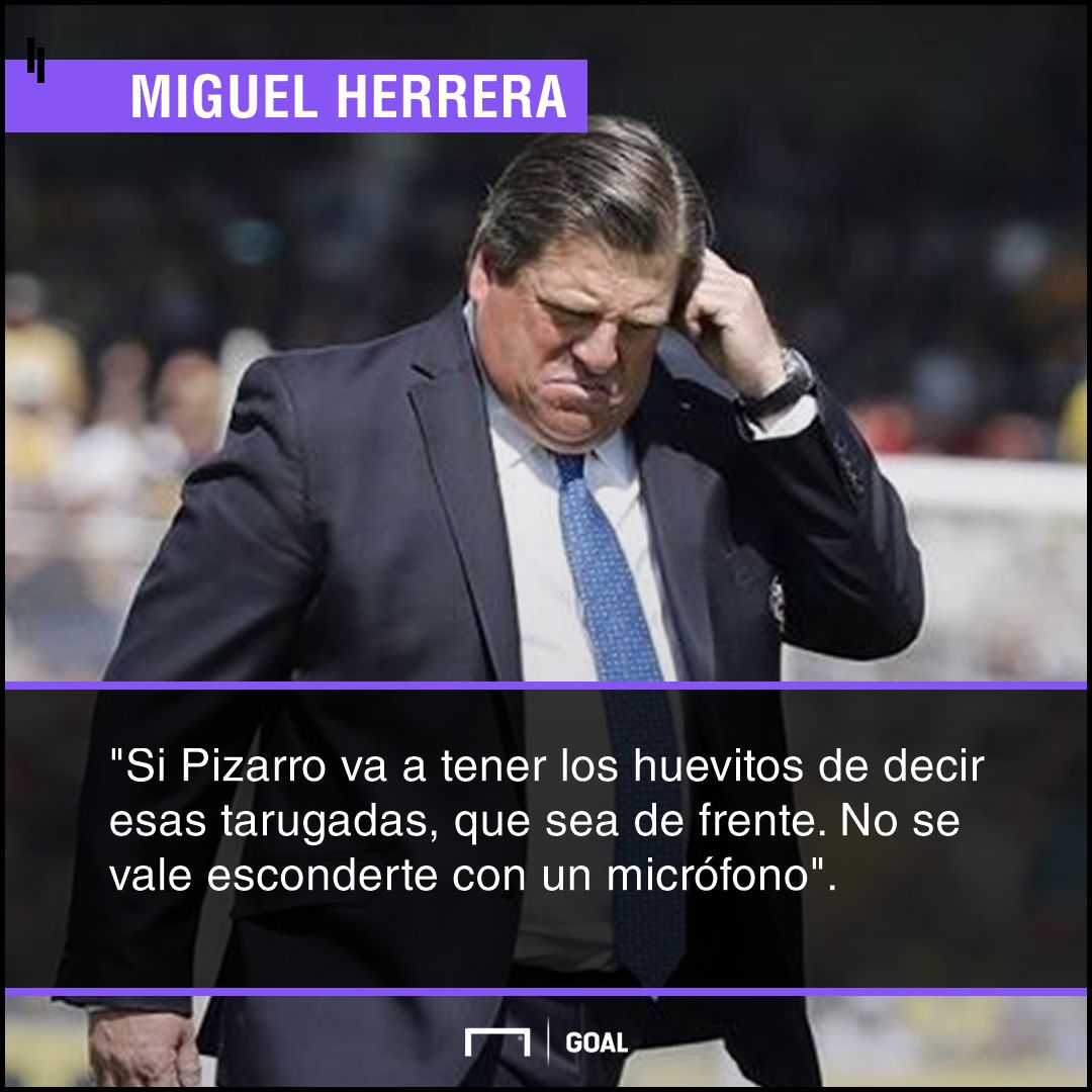 Miguel Herrera respuesta Rodolfo Pizarro