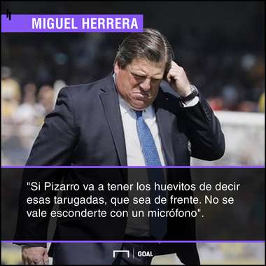Miguel Herrera respuesta Rodolfo Pizarro