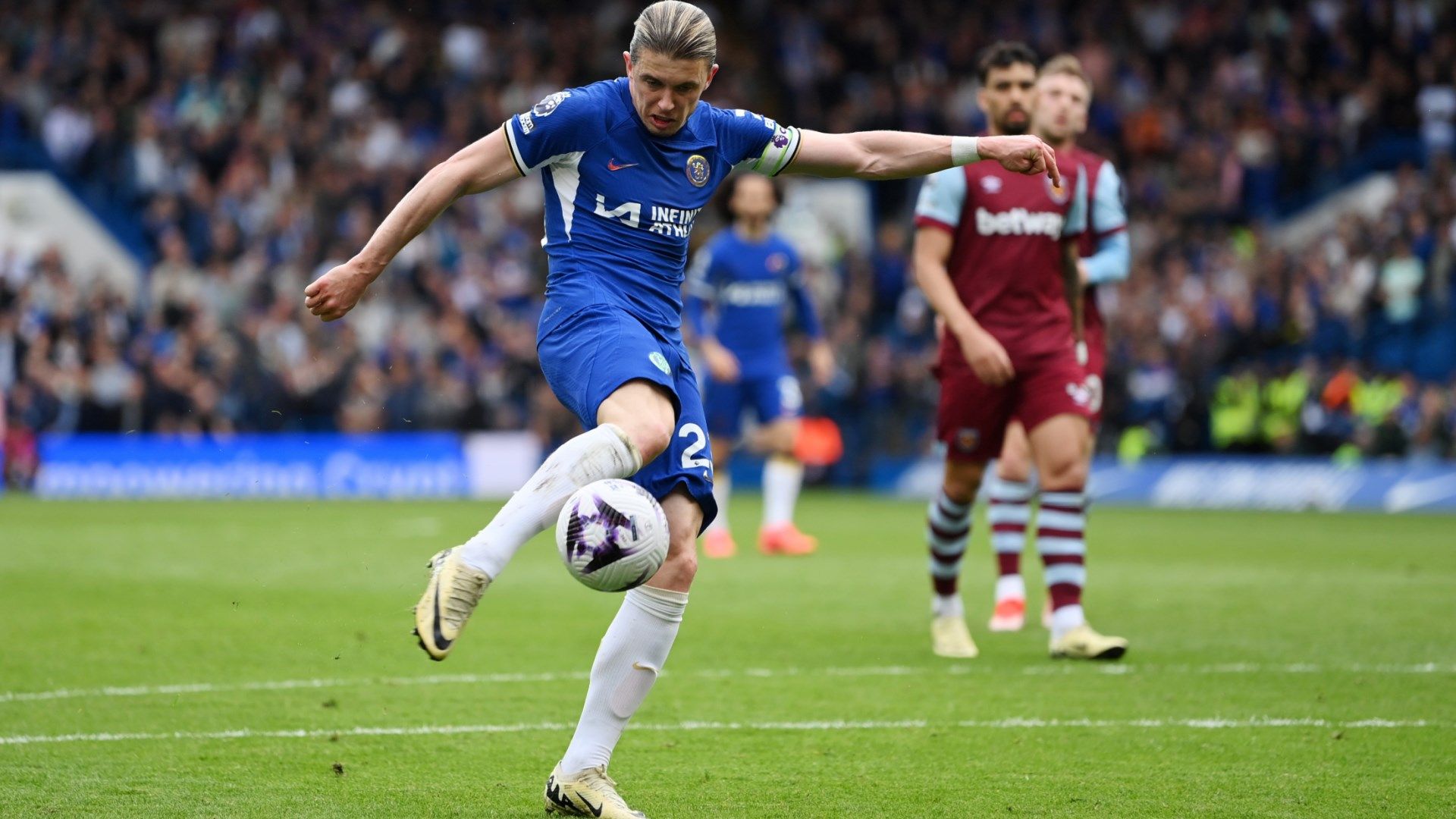 Conor Gallagher shot Chelsea West Ham Premier League 2023-24