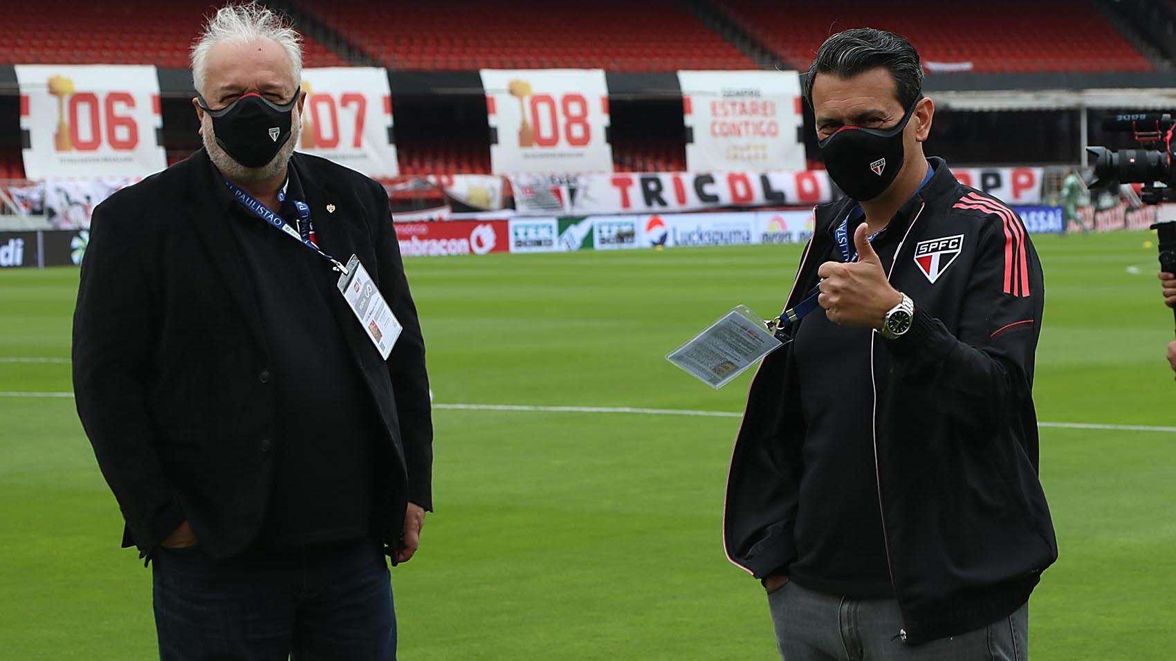 Carlos Belmonte Sobrinho e Nelson Marques Ferreira