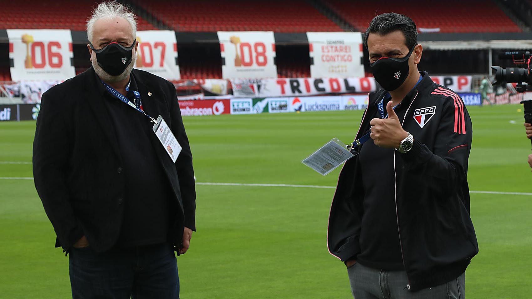 Carlos Belmonte Sobrinho e Nelson Marques Ferreira