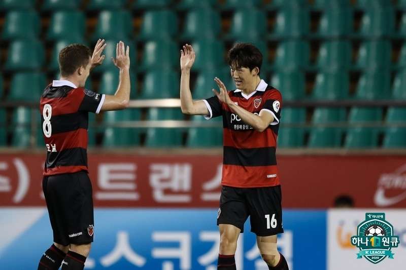 포항 이승모 득점