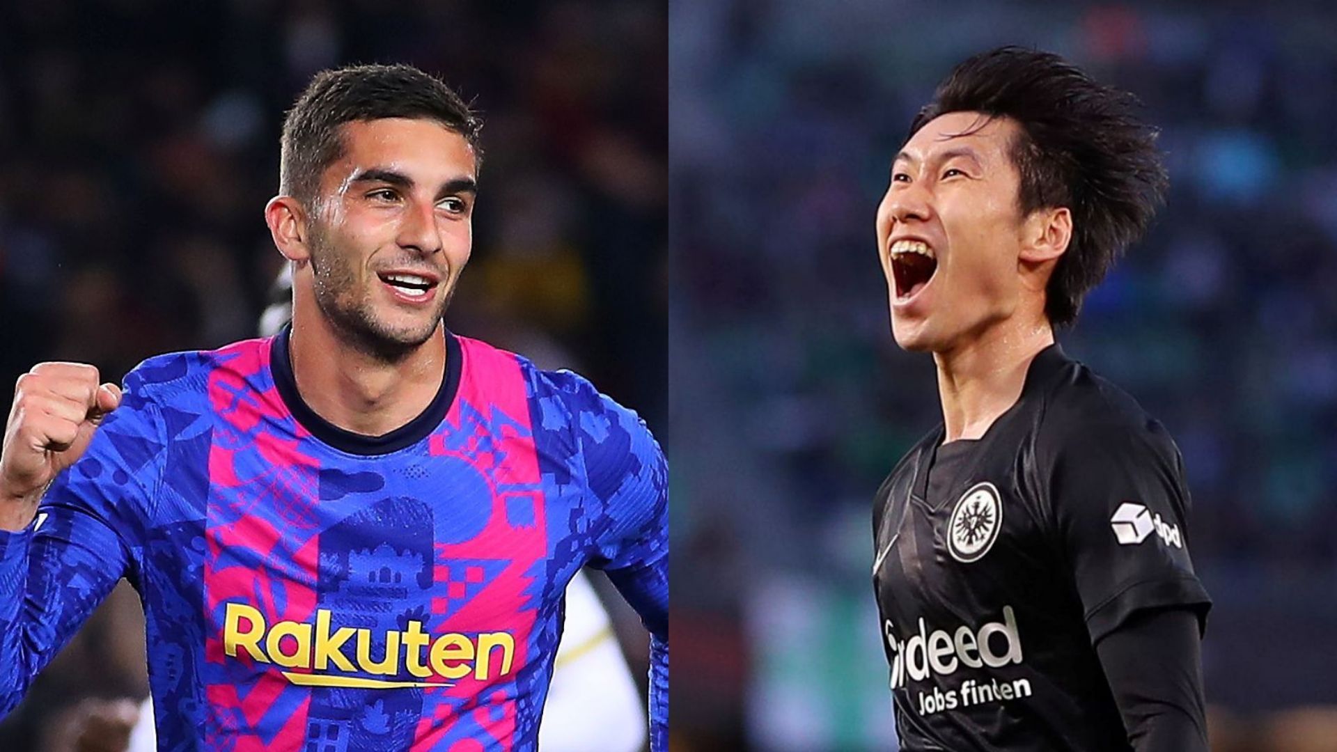 Ferran Torres Barcelona Daichi Kamada Frankfurt