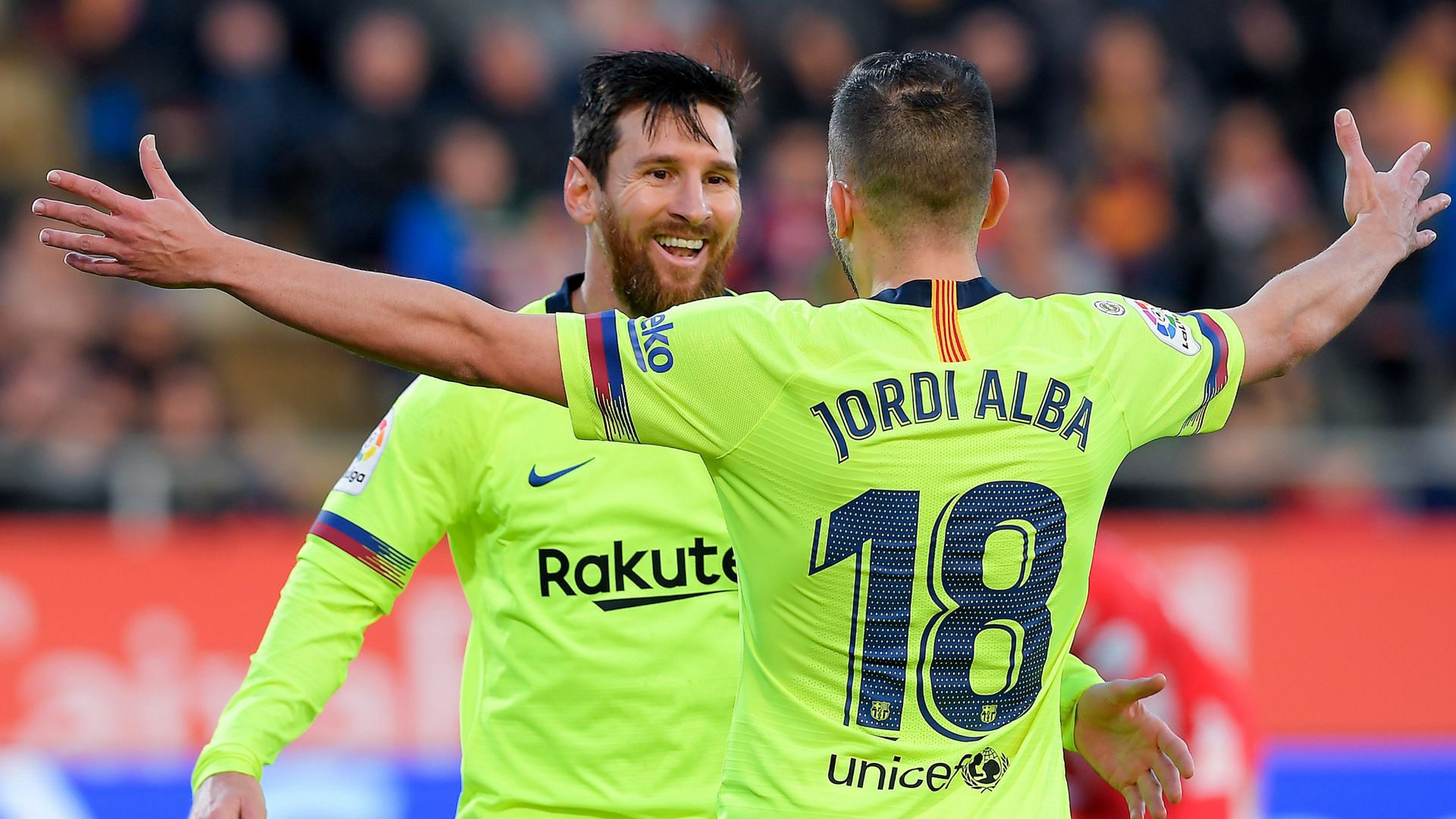Lionel Messi Jordi Alba Barcelona