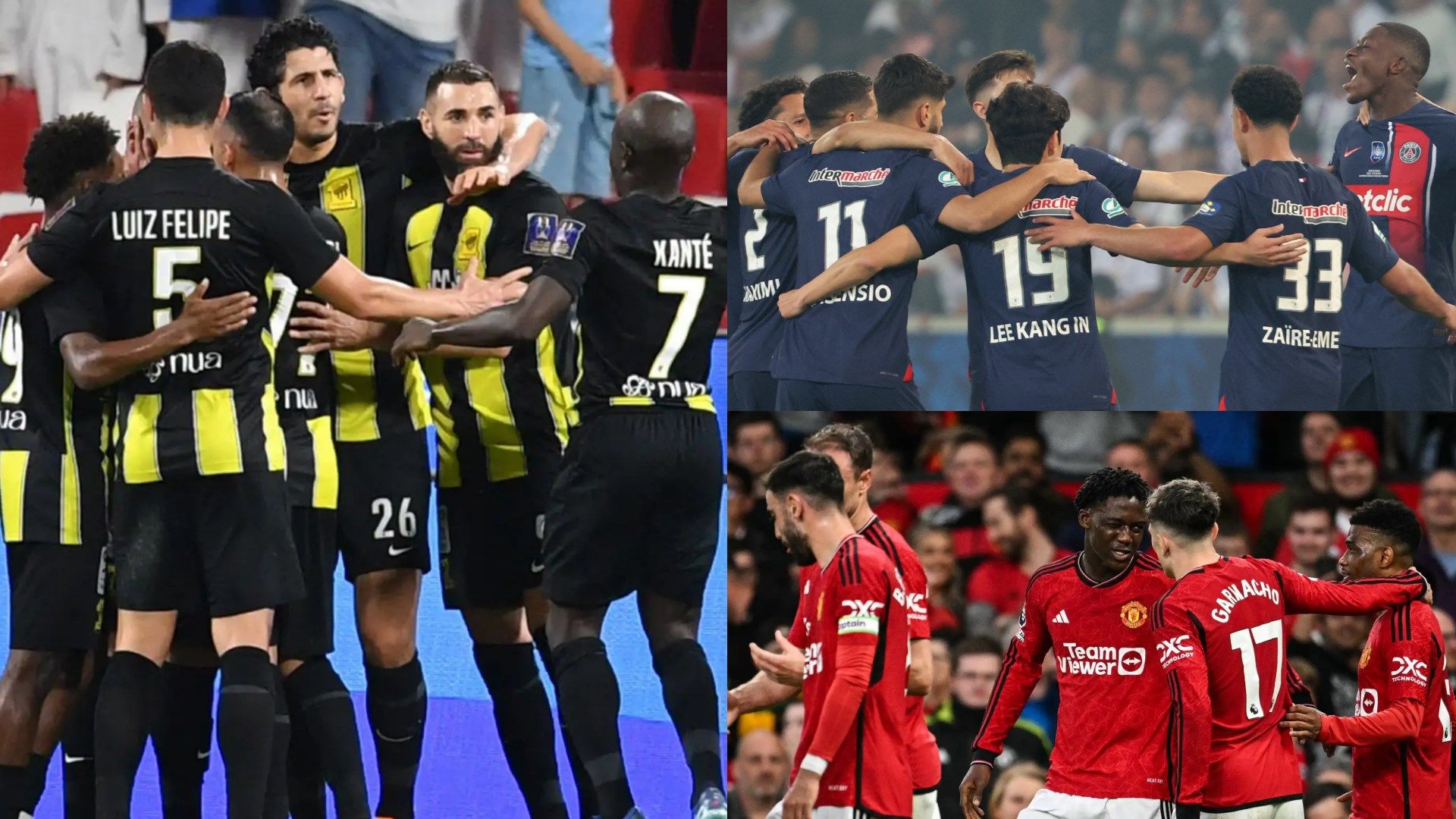 Al Ittihad - Paris Saint-Germain - Manchester United 