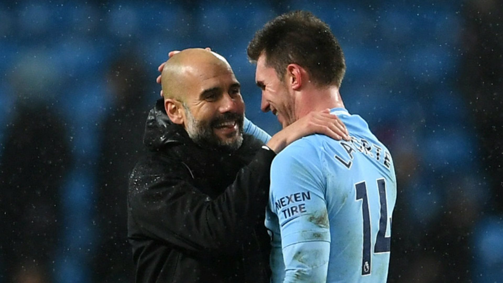 Pep Guardiola Laporte Manchester City