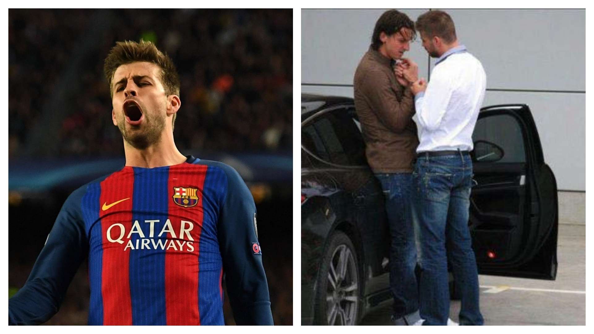Gerard Pique Zlatan Ibrahimovic