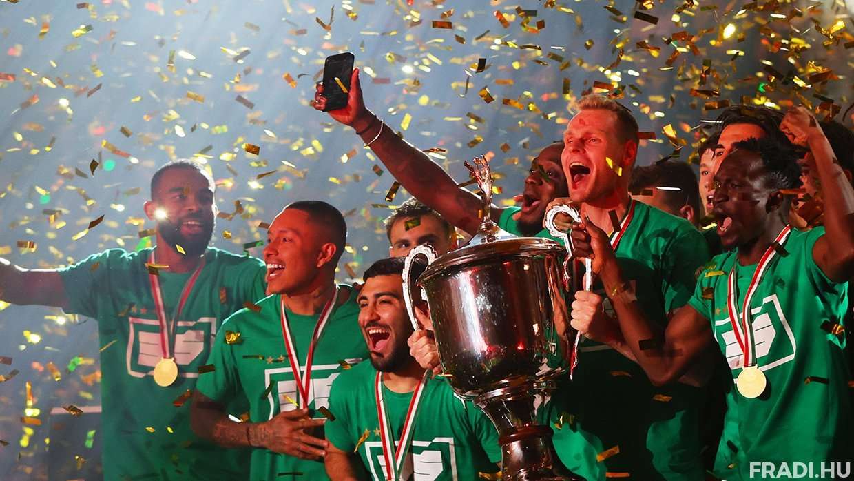 Ferencváros bajnoki ünneplés