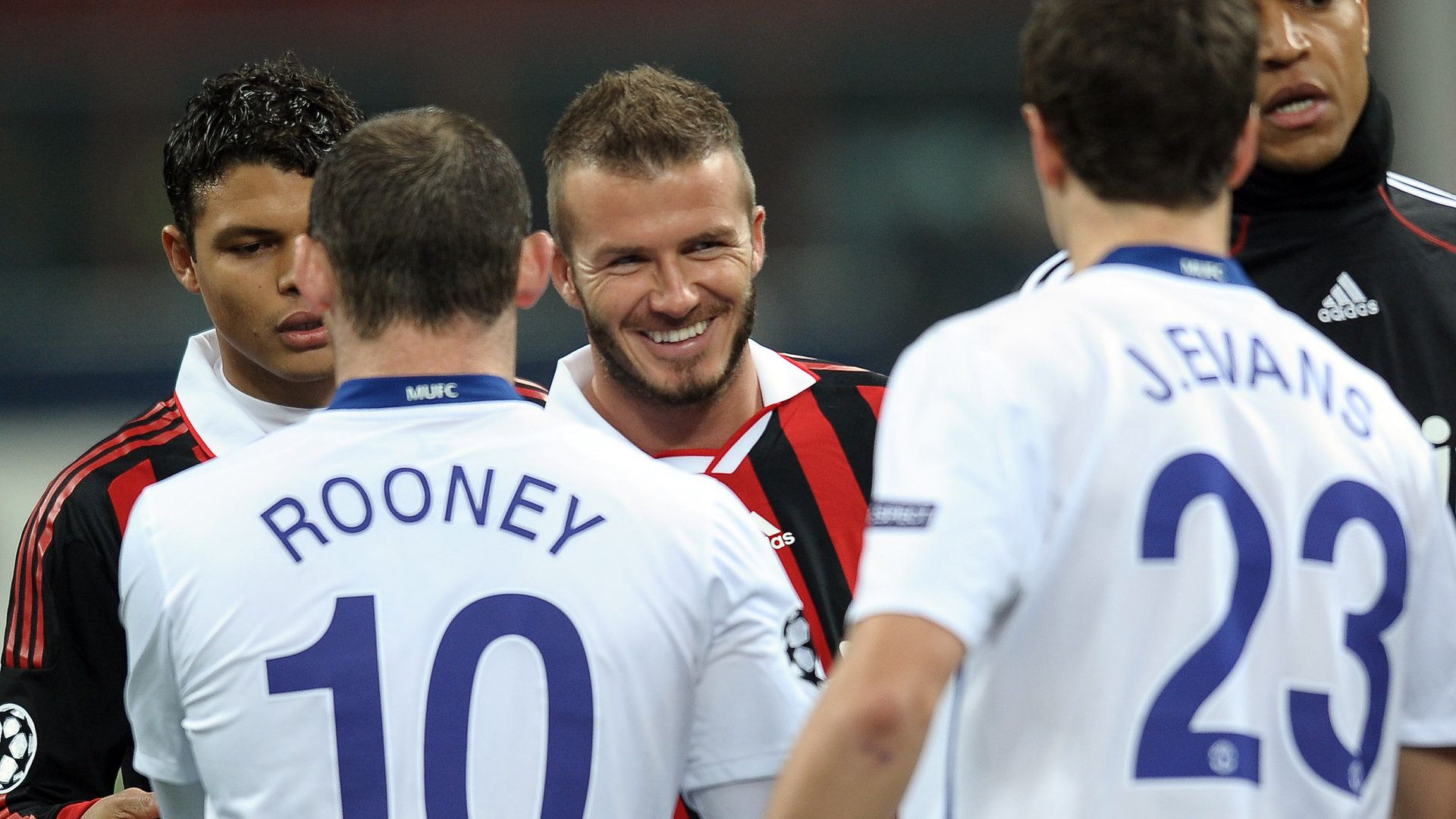 David Beckham AC Milan Manchester United Champions League