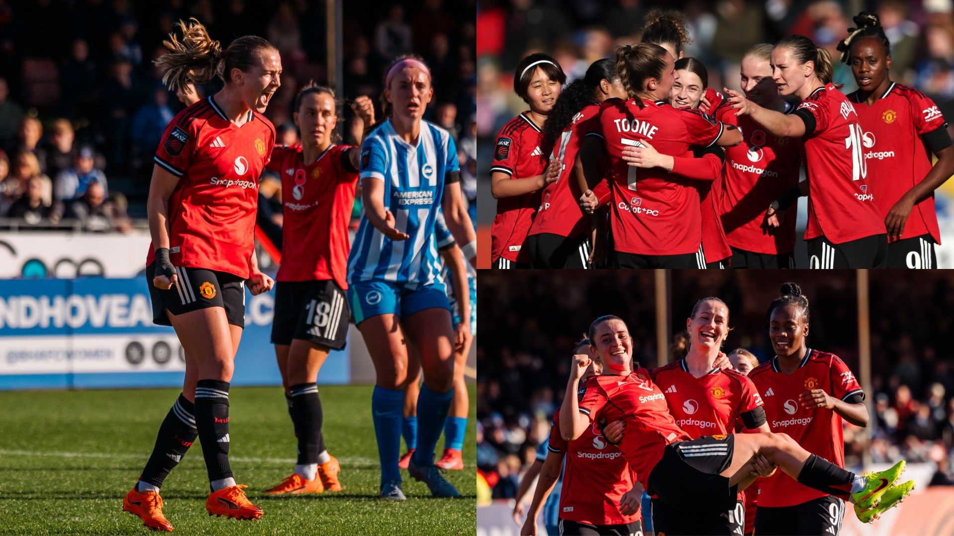 Brighton 2-3 Man Utd Women