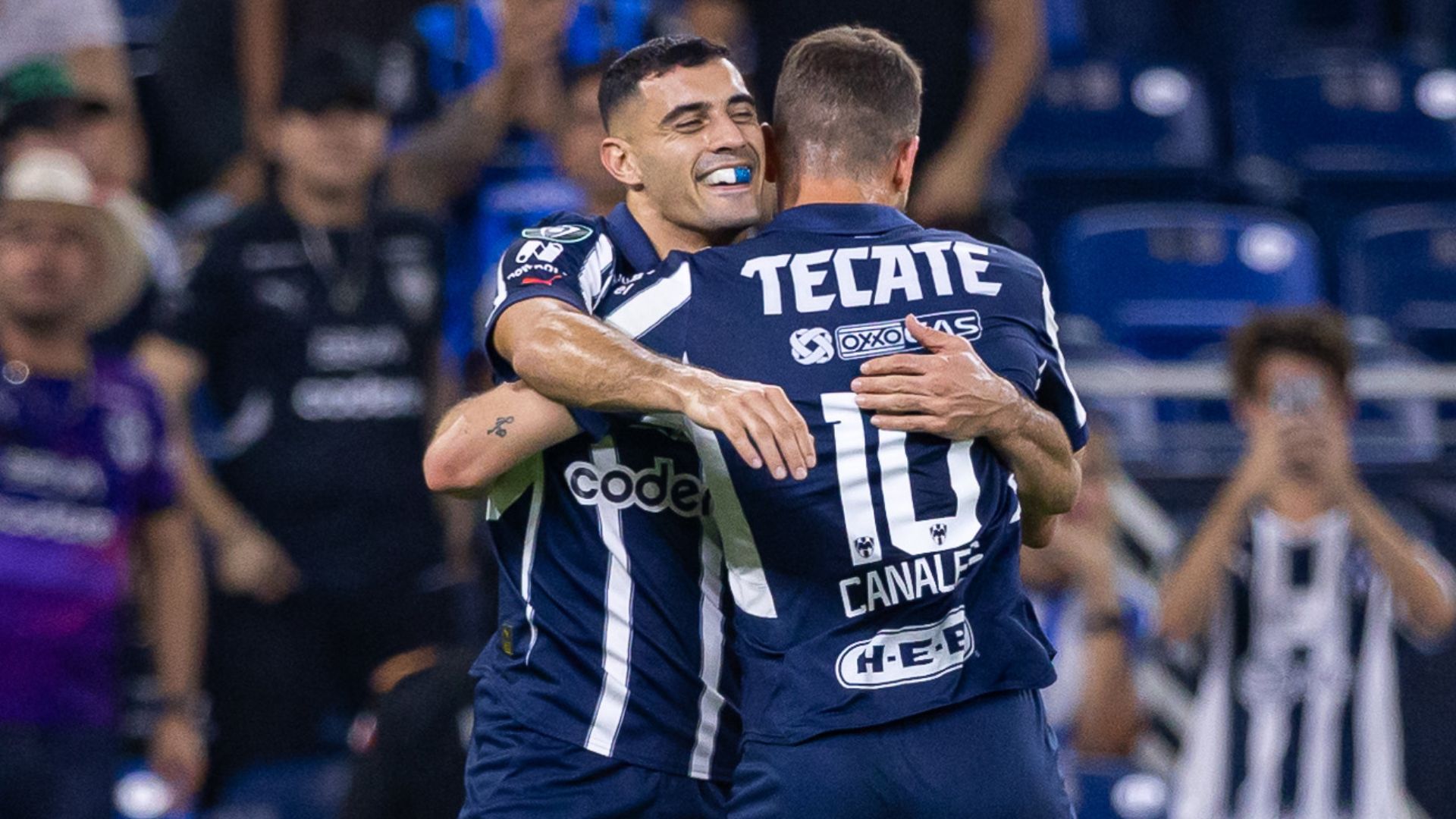 Rayados de Monterrey celebración Concachampions 2025
