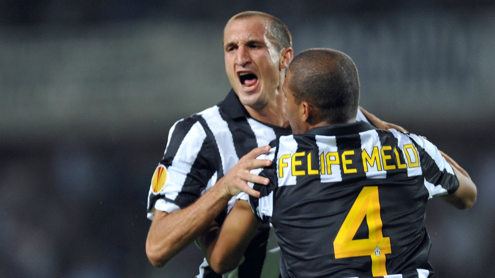 Felipe Melo Chiellini Juventus