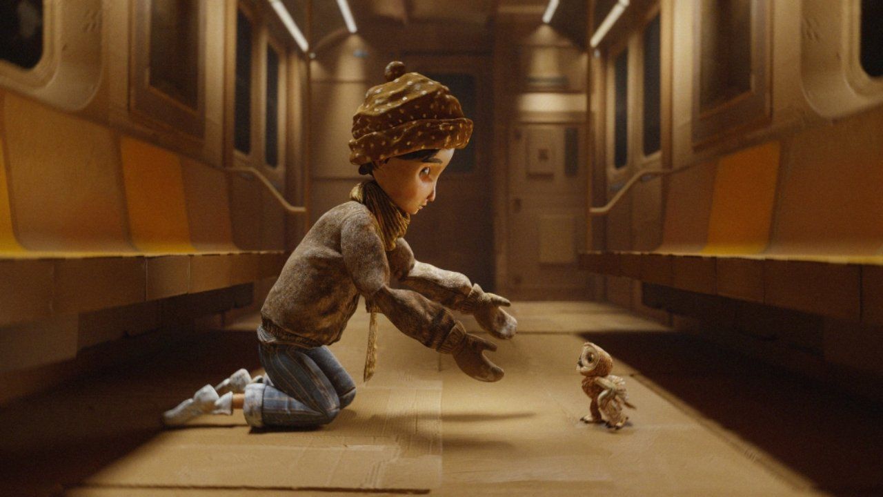 Luna and Moon meet, in An Almost Christmas Story