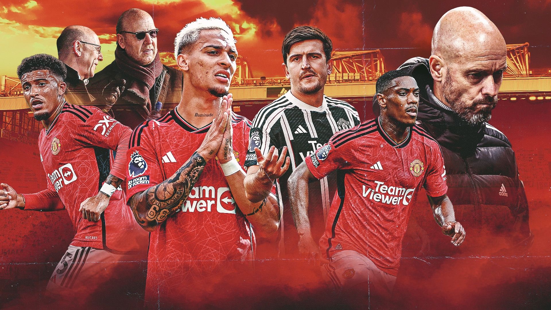 Man Utd chaos timeline GFX