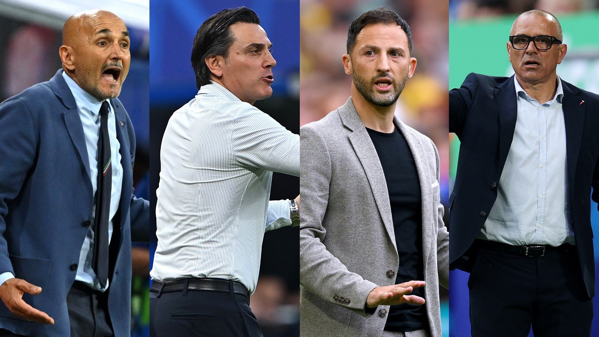 Spalletti Montella Tedesco Calzona