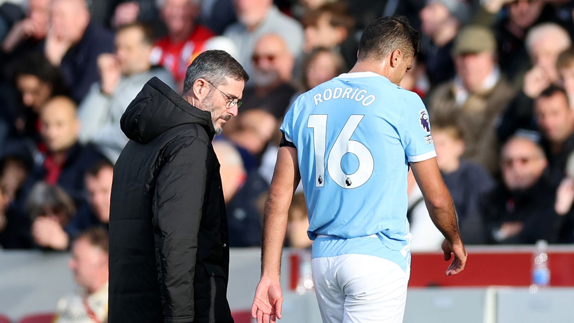 大事には至らず？ 状態が懸念されるロドリ「ハムストリングに少し痛み