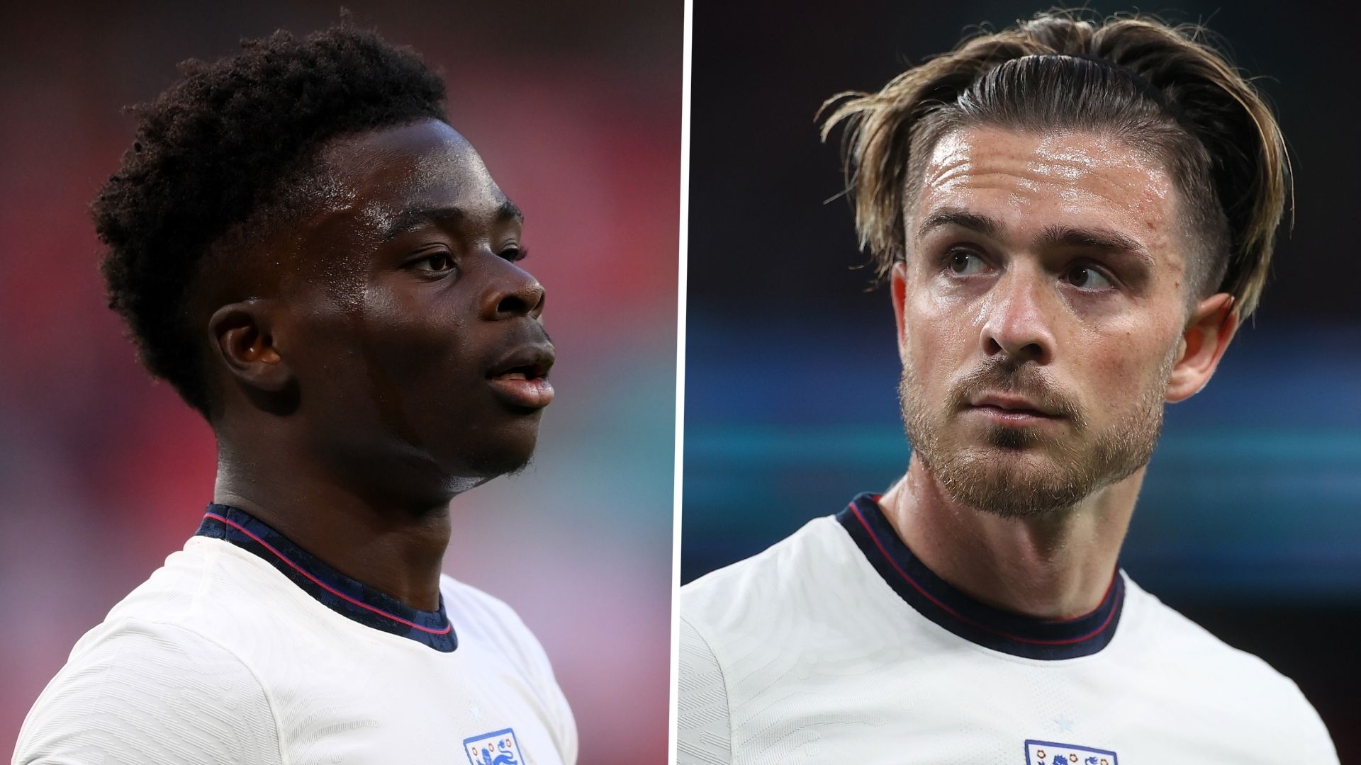 Bukayo Saka, Jack Grealish, England