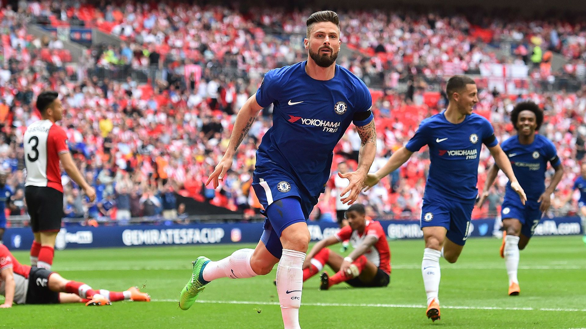 Olivier Giroud Chelsea Southampton
