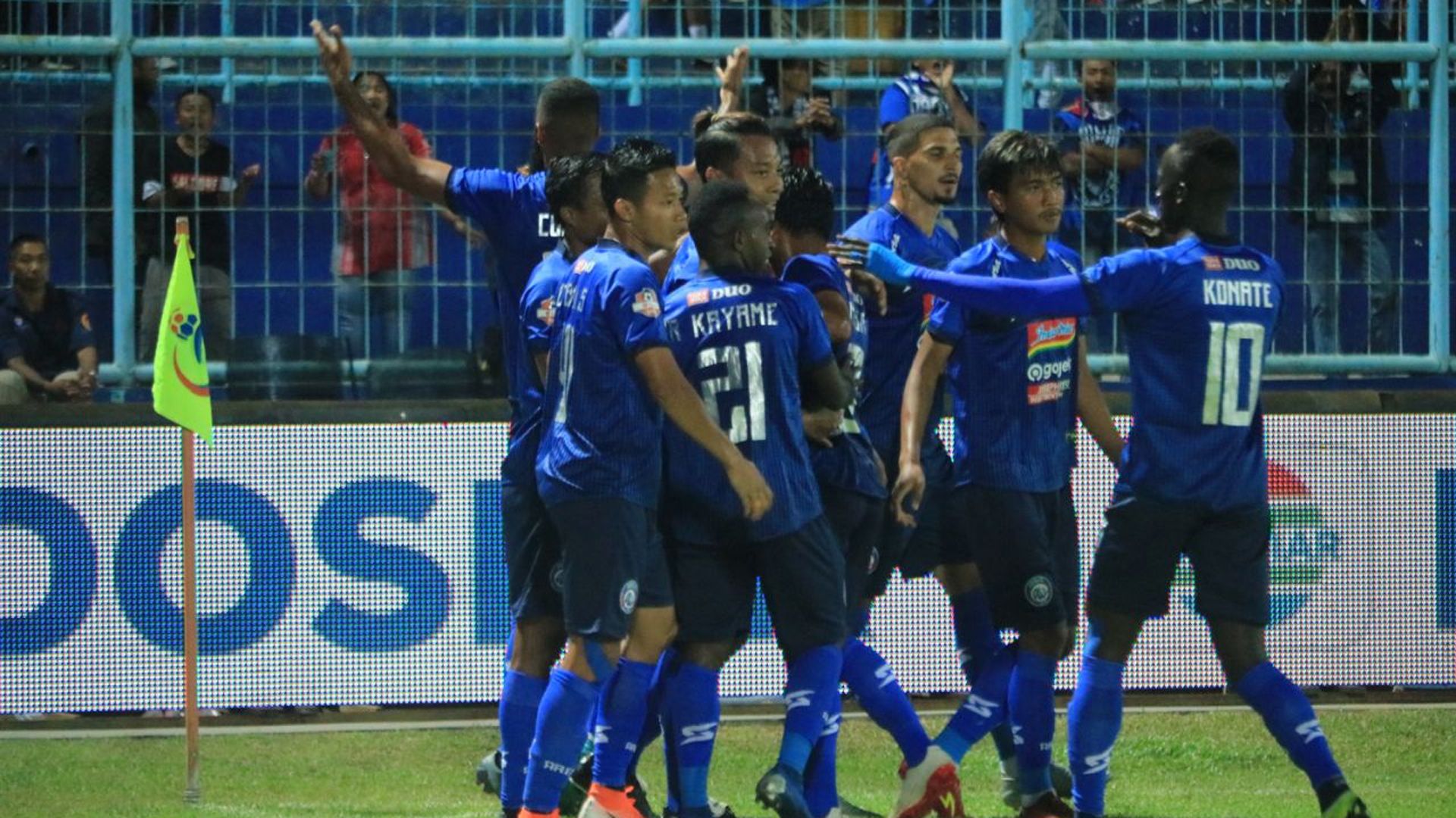 Selebrasi Arema FC