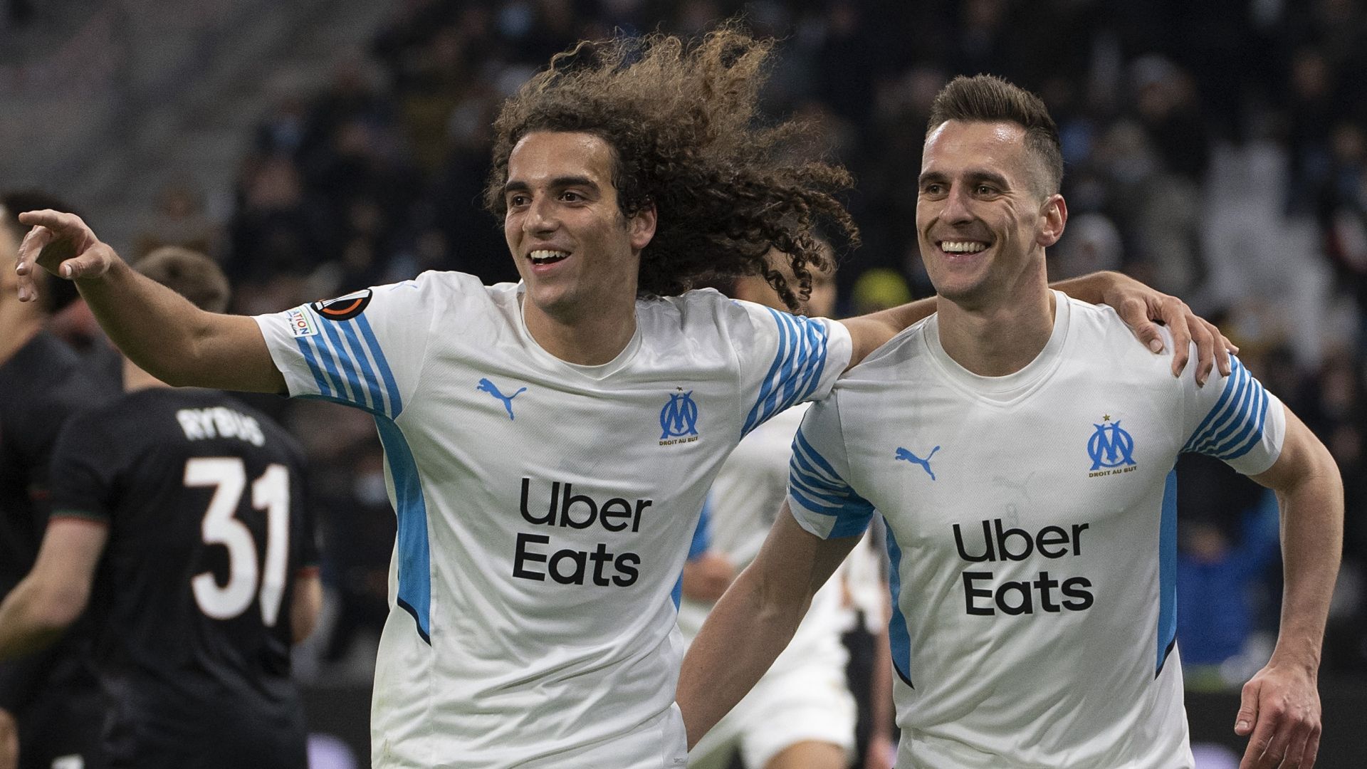 Matteo Guendouzi  & Arkadiusz Milik - Marseille vs Lokomotiv Moscow Europa League 09122021