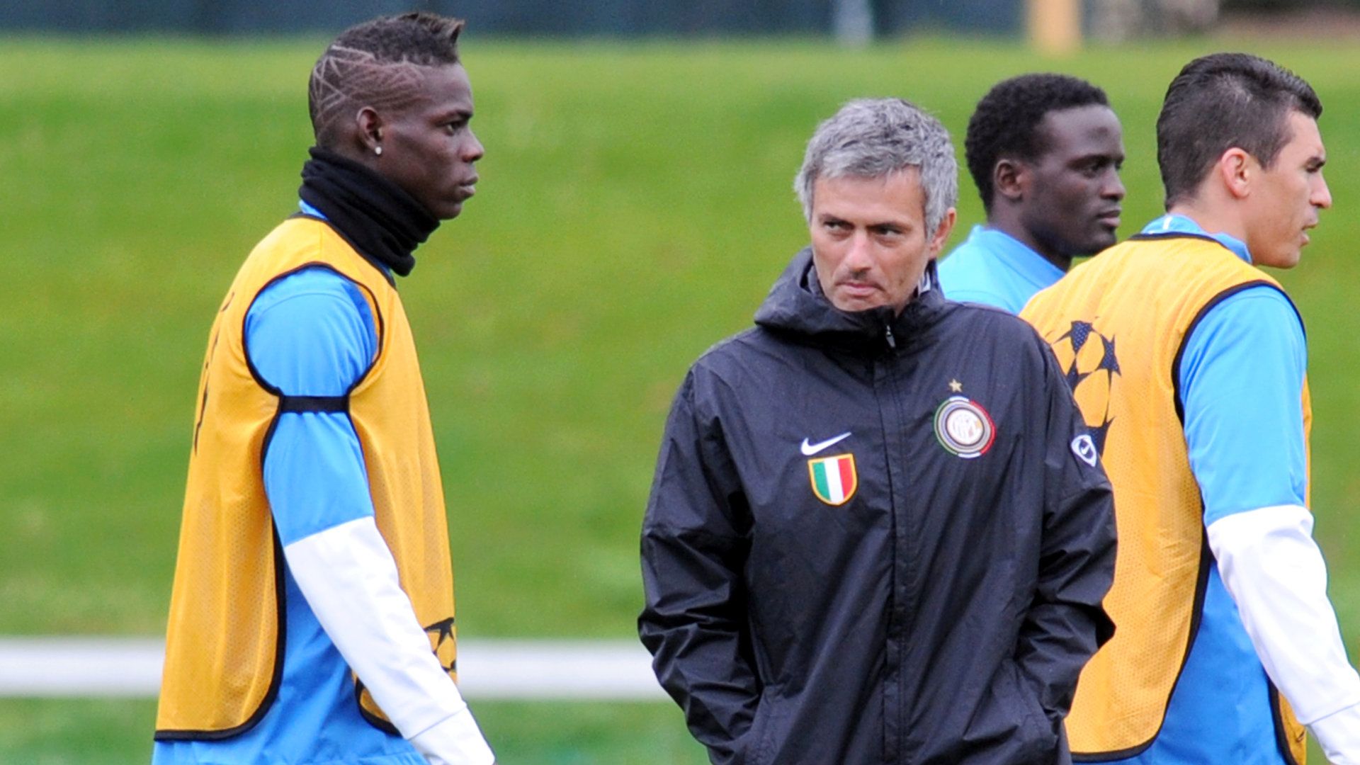 Mario Balotelli Jose Mourinho Inter