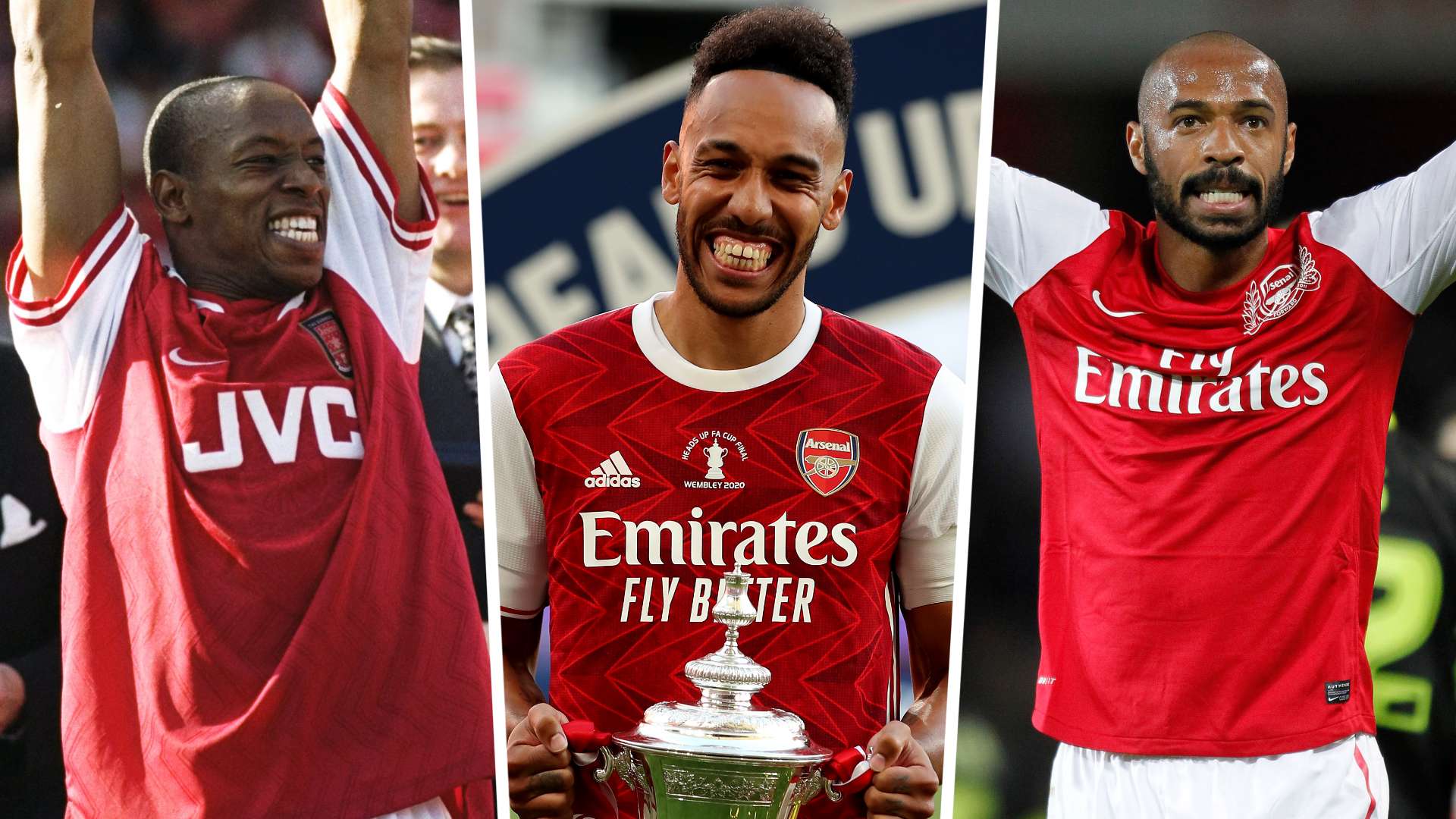 Ian Wright Pierre-Emerick Aubameyang Thierry Henry