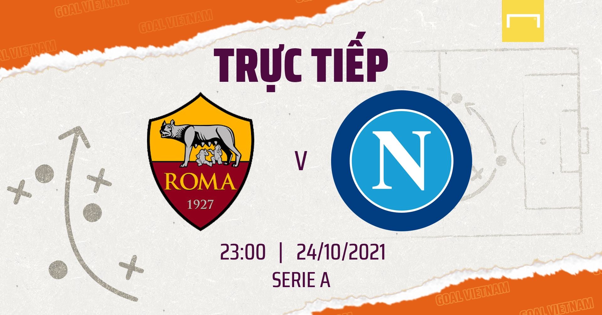 Live Roma vs Napoli GFX