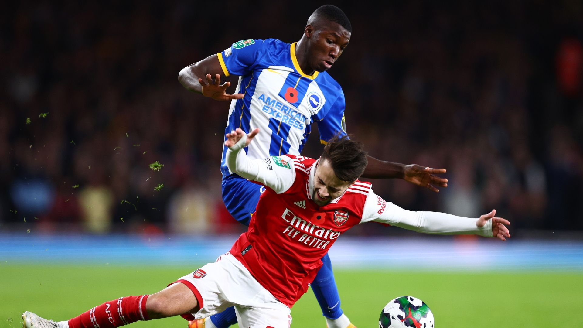 Fabio Vieira Arsenal Brighton 2022-23