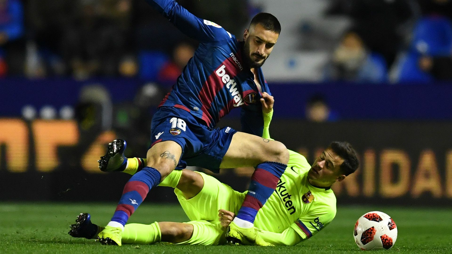 ERICK CABACO LEVANTE PHILIPPE COUTINHO BARCELONA COPA DEL REY 10012019